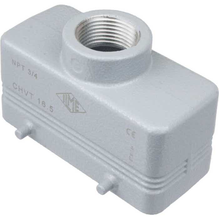 Rectangular Connector Hood Four Peg Top Entry ILME CHVT16.5