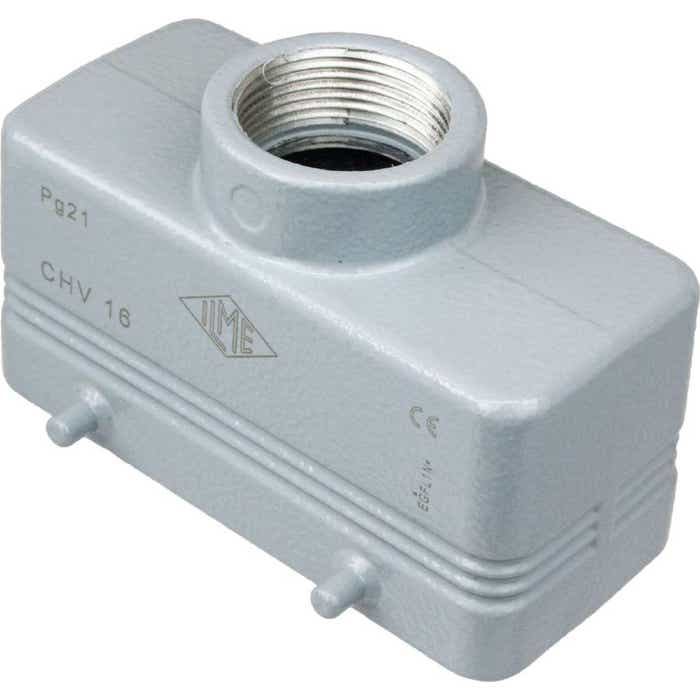 Rectangular Connector Hood Four Peg Top Entry ILME CHV16 Rectangular Connector Hood Four Peg Top Entry ILME CHV16