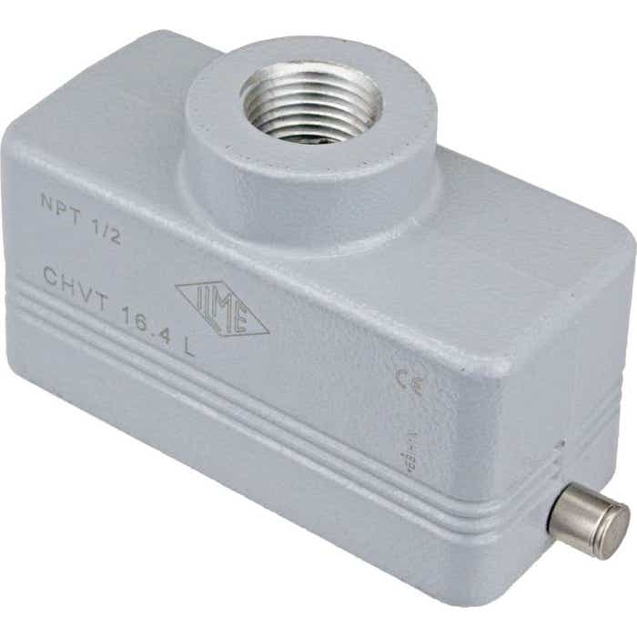 Rectangular Connector Hood Two Peg Top Entry ILME CHVT16.4L Rectangular Connector Hood Two Peg Top Entry ILME CHVT16.4L