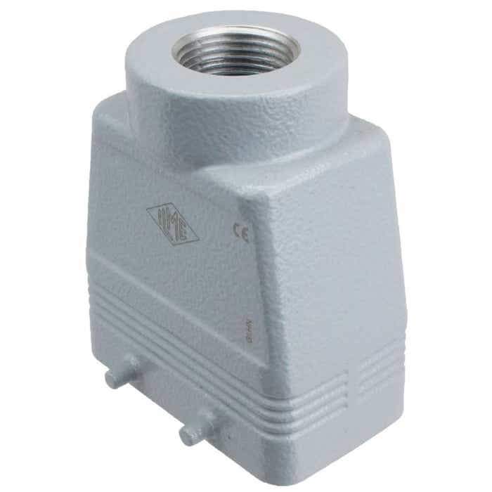 Rectangular Connector Hood Four Peg Top Entry ETTP10D13