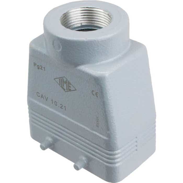 Rectangular Connector Hood Four Peg Top Entry ILME CAV10.21 Rectangular Connector Hood Four Peg Top Entry ILME CAV10.21