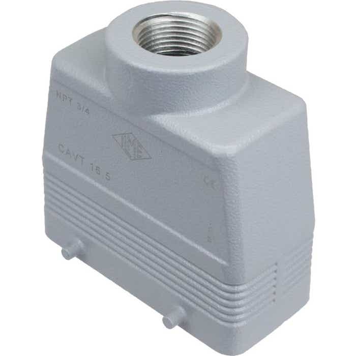 Rectangular Connector Hood Four Peg Top Entry ILME CAVT16.5 Rectangular Connector Hood Four Peg Top Entry ILME CAVT16.5