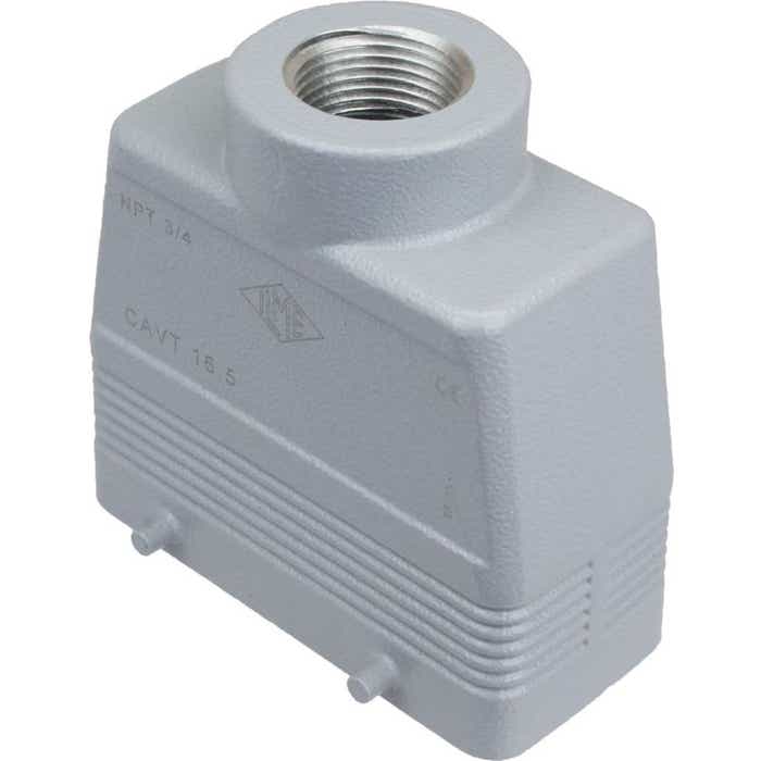 Rectangular Connector Hood Four Peg Top Entry ILME CAVT16.5