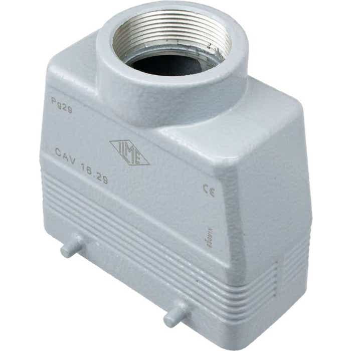 Rectangular Connector Hood Four Peg Top Entry ILME CAV16.21 Rectangular Connector Hood Four Peg Top Entry ILME CAV16.21