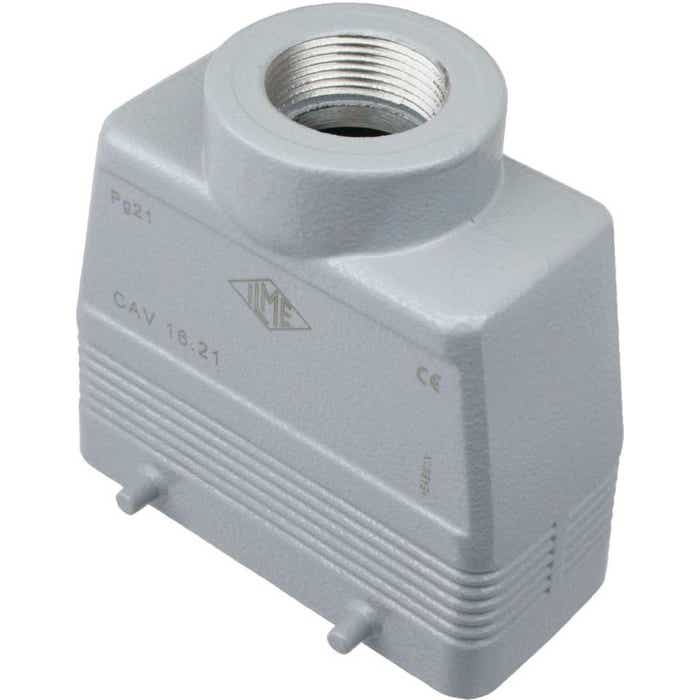 Rectangular Connector Hood Four Peg Top Entry ILME CAV16.29 Rectangular Connector Hood Four Peg Top Entry ILME CAV16.29