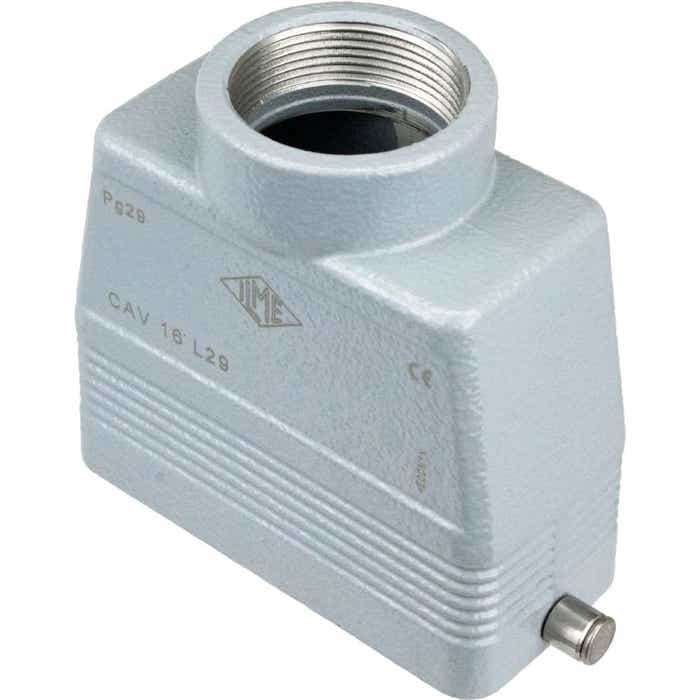 Rectangular Connector Hood Two Peg Top Entry ILME CAV16L29 Rectangular Connector Hood Two Peg Top Entry ILME CAV16L29