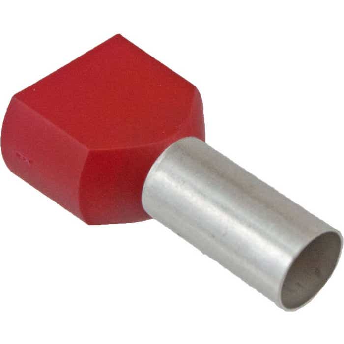 Twin Wire Ferrules for 2 x 8Awg Wires Twin Wire Ferrules for 2 x 8Awg Wires