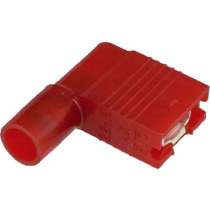 Flag Terminal Double Crimp Female Red 3/16" Tab Bulk FLFR6A187BFM