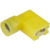 Insulated Flag Disconnect Female Double Crimp Yellow FLFR6C250BF