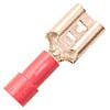 FR4A250 Slide PVC female crimp terminals red 22-18GA wire .250 tab