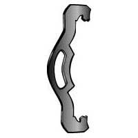 CONDUIT, ROD, FLANGE SUPPORT, LOAD LIMIT: VER. 25LBS, VER. WIRE OR ROD 50LBS, HOR. 100LBS CONDUIT, ROD, FLANGE SUPPORT, LOAD LIMIT: VER. 25LBS, VER. WIRE OR ROD 50LBS, HOR. 100LBS
