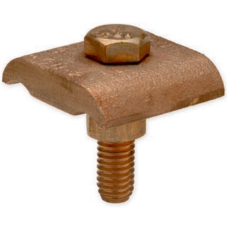 BRONZE GROUND CLAMP CONNECTOR 300-500MCM BRONZE GROUND CLAMP CONNECTOR 300-500MCM