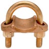 Ground Clamp 3-1/2" IPS Pipe to Braid, Cable or Strip Copper | GO15