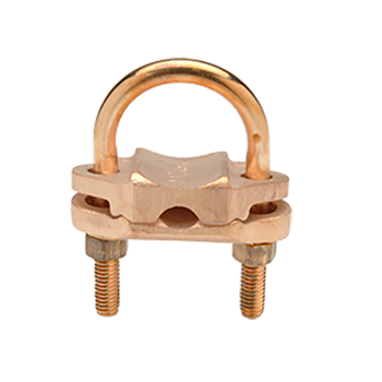 4 Sol.- 2/0 Str. Bronze Ground Clamp Connector GPL2