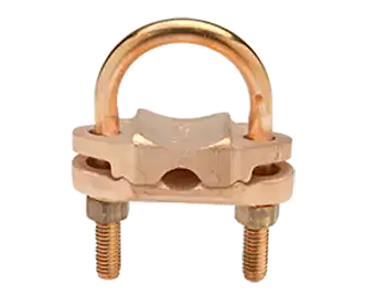 300 - 500MCM Bronze Ground Clamp Connector GPL7 300 - 500MCM Bronze Ground Clamp Connector GPL7