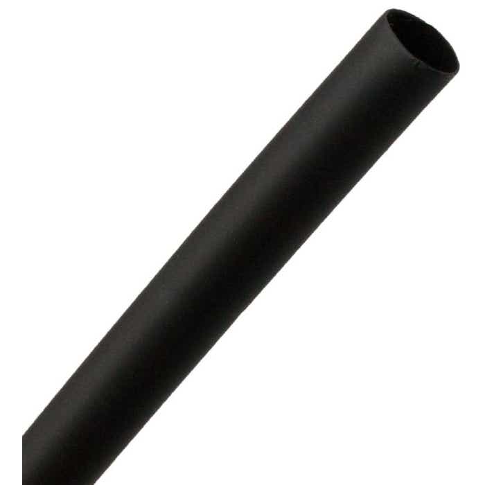 Heat Shrink Tubing 1/4" ID Black 100 Ft HSPO-250-0-C