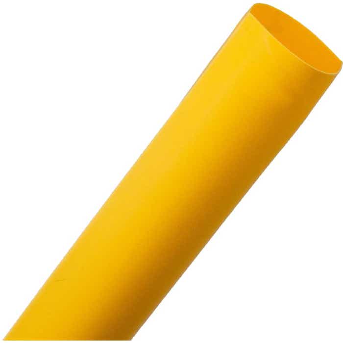 Heat Shrink Tubing 3/4" ID Yellow HSPO-750-4-IIL