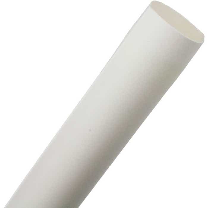 Heat Shrink Tubing 1/2" ID White HSPO-500-WH-IIL