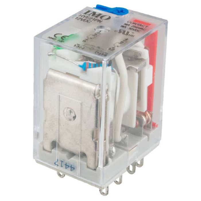 2 Pole Ice Cube Relay 8 Pin 12VDC HYE21PN12DC