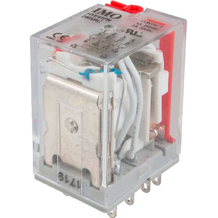 4 Pole Ice Cube Relay 14 Pin 120VAC HYE41XX120AC