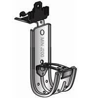 J-HOOK, 1/8"-1/4"FLANGE, HAMMER ON J-HOOK, 1/8"-1/4"FLANGE, HAMMER ON
