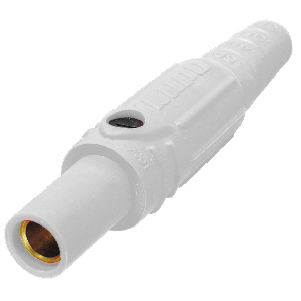 150 Amp Cam Lock Connector Female White KL-150LFW