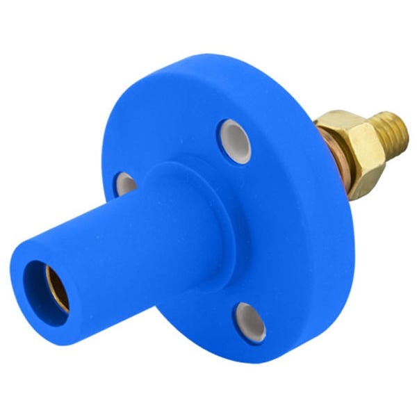 150 Amp Cam Lock Receptacle Female Blue KL-150SFB 150 Amp Cam Lock Receptacle Female Blue KL-150SFB