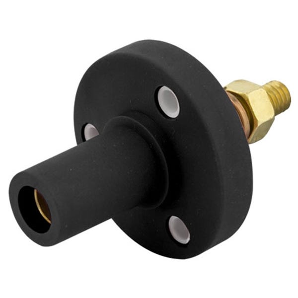 150 Amp Cam Lock Receptacle Female Black KL-150SFBK