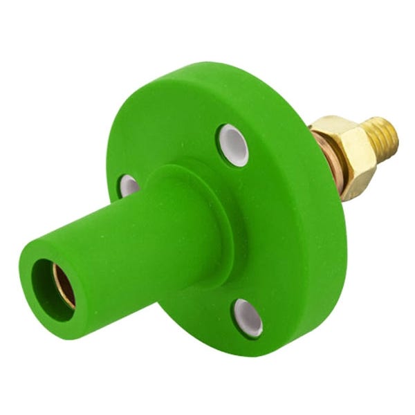 150 Amp Cam Lock Receptacle Female Green KL-150SFG 150 Amp Cam Lock Receptacle Female Green KL-150SFG