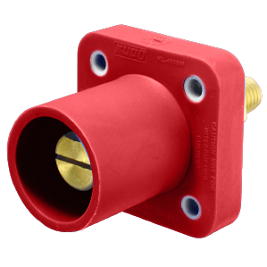 400 Amp Cam Lock Receptacle Male Red KL-400SMR