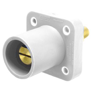 400 Amp Cam Lock Receptacle Male White KL-400SMW