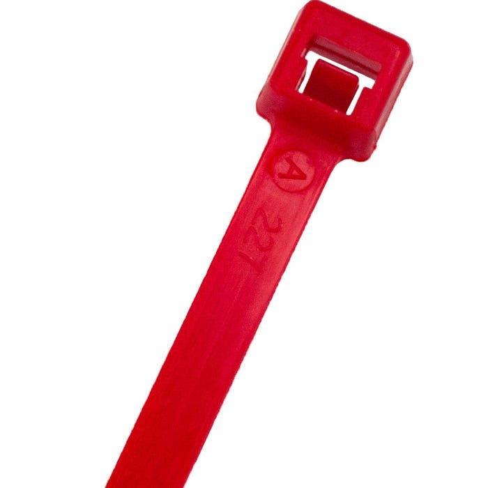 7.5 Inch Red Cable Ties 50lbs L-7502C 7.5 Inch Red Cable Ties 50lbs L-7502C