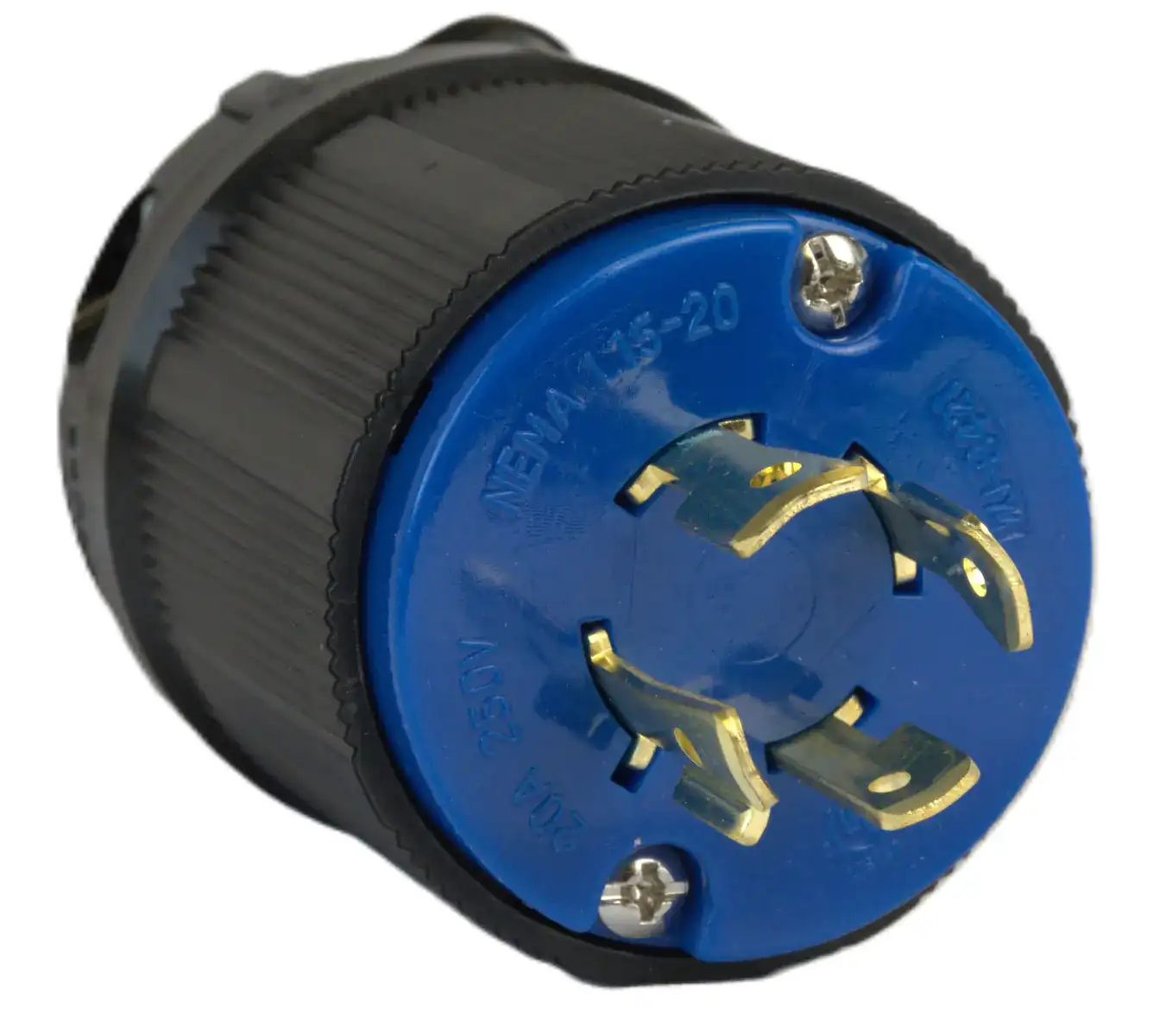 Twisting Lock Device 20 Amp Male Plug Blue L15-20P Twisting Lock Device 20 Amp Male Plug Blue L15-20P