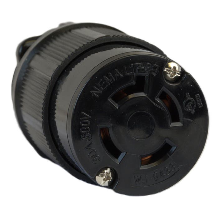 Twisting Lock Device 30 Amp Female Connector L17-30C Twisting Lock Device 30 Amp Female Connector L17-30C