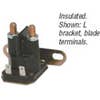 SPST, INTERMITTENT DUTY, 200A, 12V, INSULATED, TWO 10-32 STUDS, 5/16"-24 LARGE STUDS,  L BRACKET