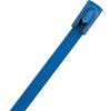 8 Inch Roller Ball Coated Stainless Steel Cable Ties Blue LC-8150SS6C