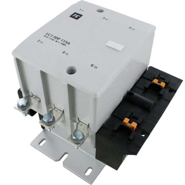 3 Pole 115 Amp IEC Contactor