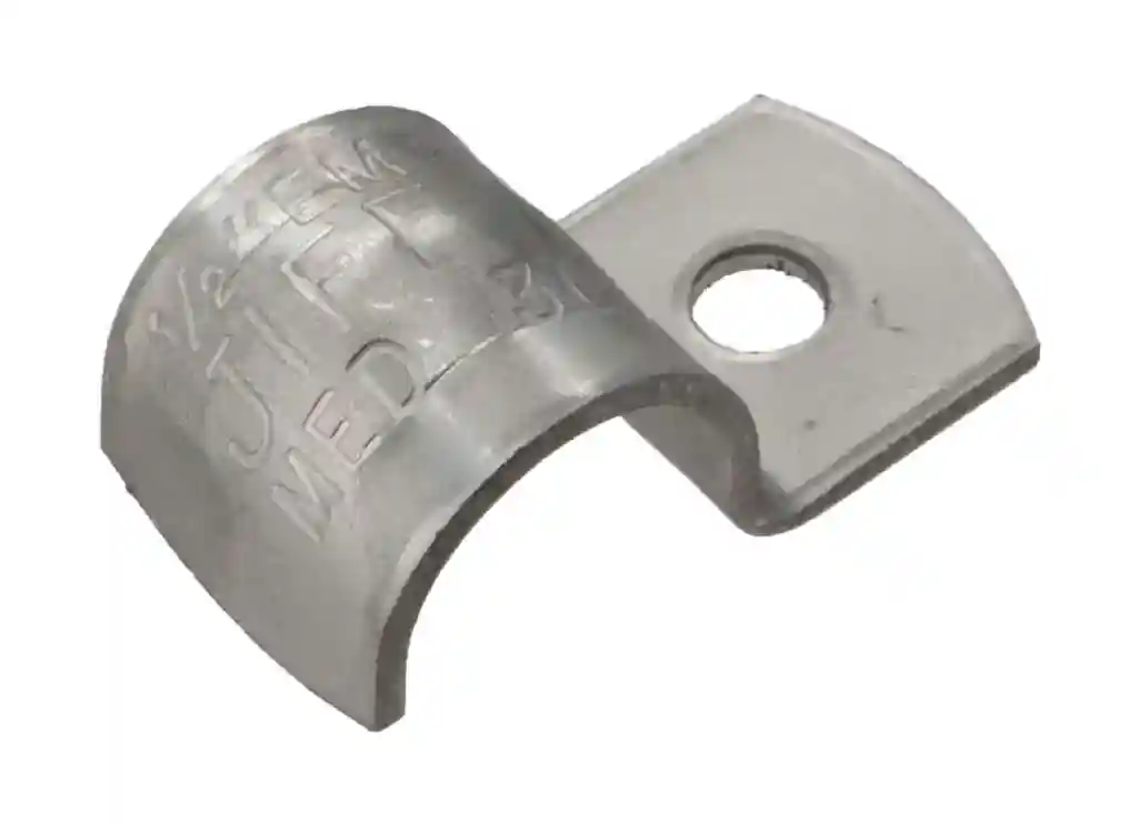 Stainless Steel Clamp, Fits 1/2" EMT MED-30SS Stainless Steel Clamp, Fits 1/2" EMT MED-30SS