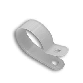 Nylon Cable P-Clips 5/8"ID Natural Nylon Cable P-Clips 5/8"ID Natural