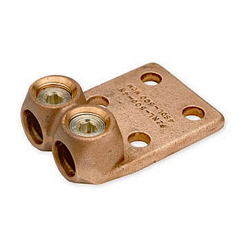 2 CONDUCTOR 4 HOLE BRONZE LUG 250MCM 2 CONDUCTOR 4 HOLE BRONZE LUG 250MCM