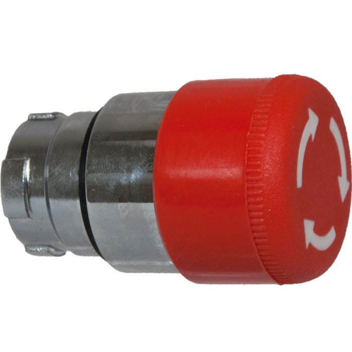 PB-BS44 Red Mushroom Head Twist Release Actuator PB-BS44 Red Mushroom Head Twist Release Actuator