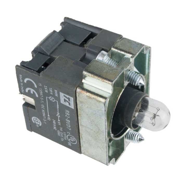 Pilot Light Head Body Through Resistor & Diode PB-BVD7