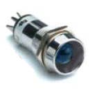 LED, 12V, BLUE LENS LED, 12V, BLUE LENS