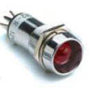 LED, 12V, RED LENS LED, 12V, RED LENS