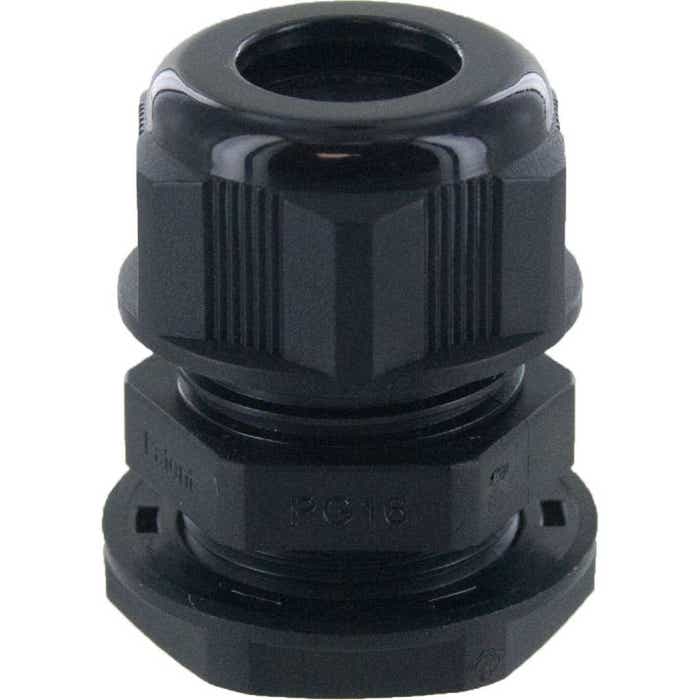 Nylon Dome Cap Cable Gland PG16 Black