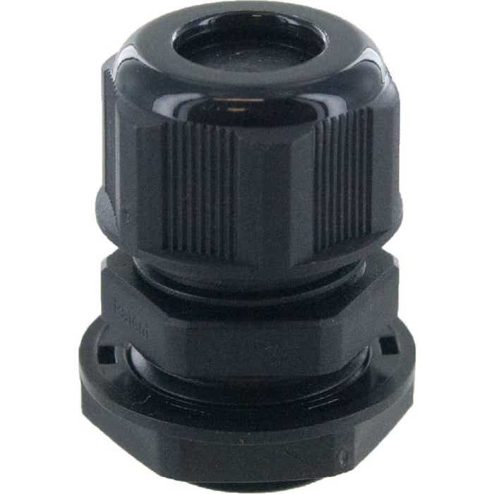 Nylon Dome Cap Cable Gland 1/2" NPT Black