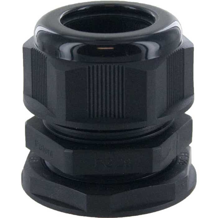 Nylon Dome Cap Cable Gland PG29 Black