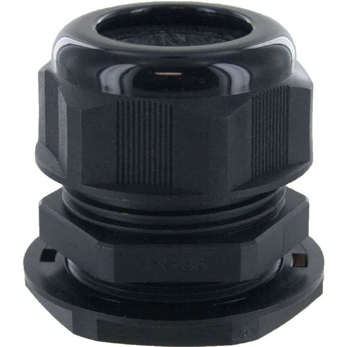 Nylon Dome Cap Cable Gland PG36 Black Nylon Dome Cap Cable Gland PG36 Black