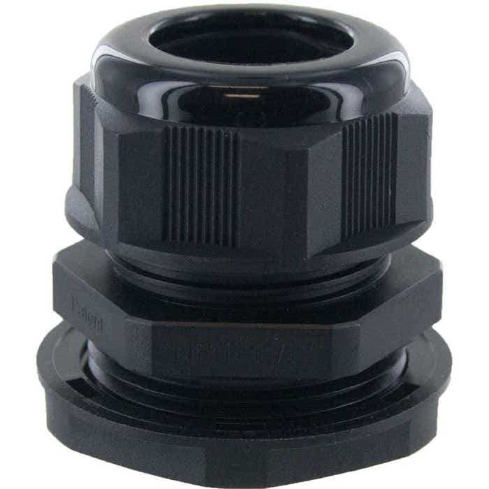 Nylon Dome Cap Cable Gland 1-1/4" NPT Black Nylon Dome Cap Cable Gland 1-1/4" NPT Black