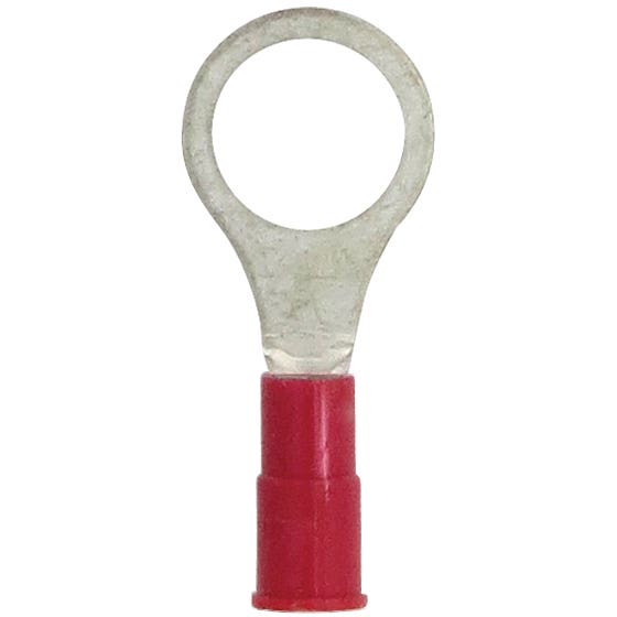 Ring Terminal PVC Red 22-18 Awg 5/16" Hole R4A56S